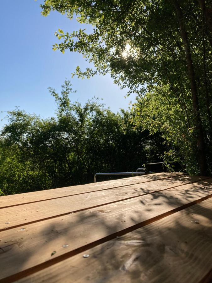 Cabane Bivouac Avec Echelle A L'Ombre Des Chenes Idrac-Respailles Εξωτερικό φωτογραφία